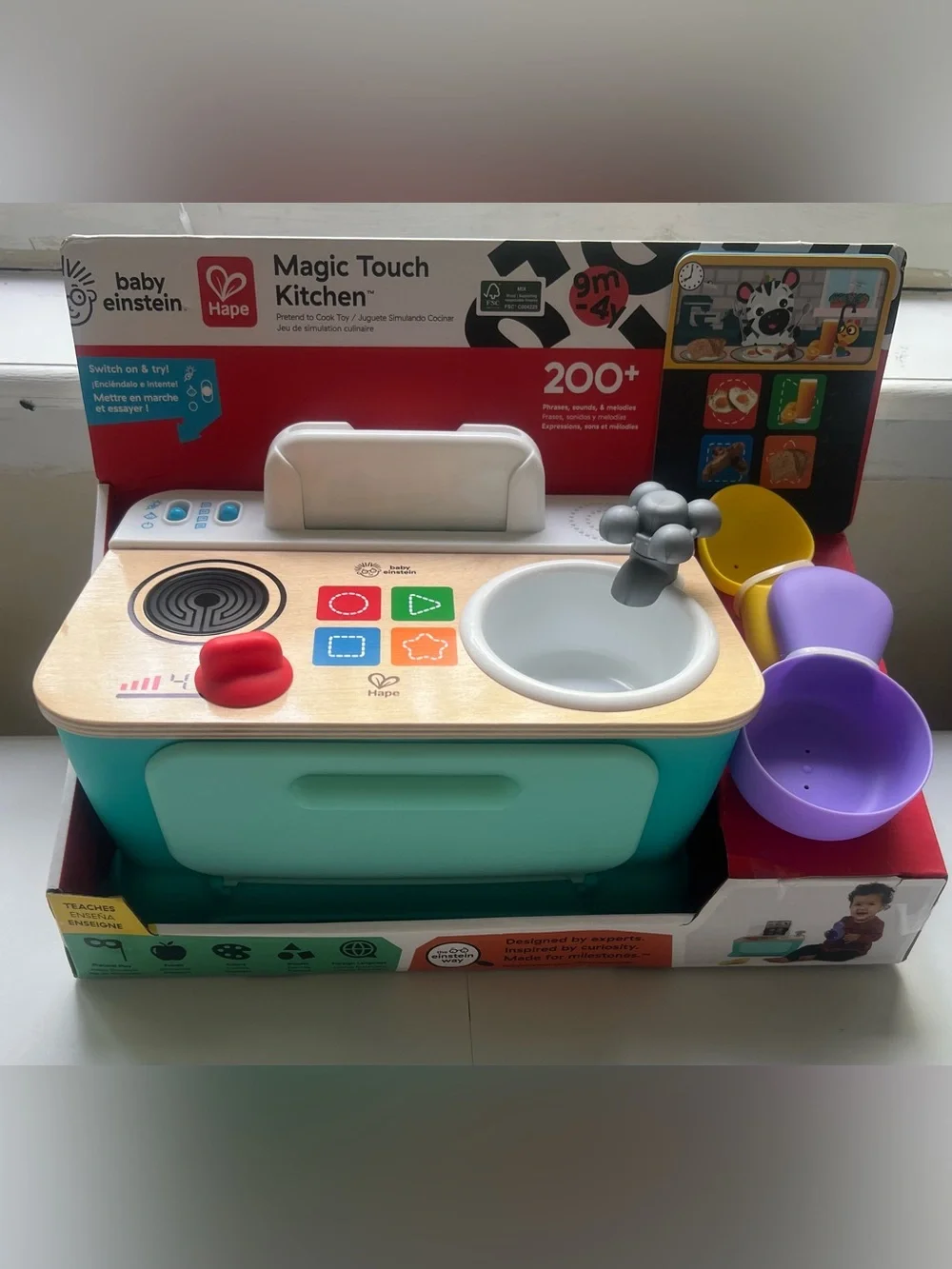 Baby Einstein Magic Touch Kitchen Pretend to Cook Baby Learning Toy
